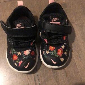 Floral Nike shoes